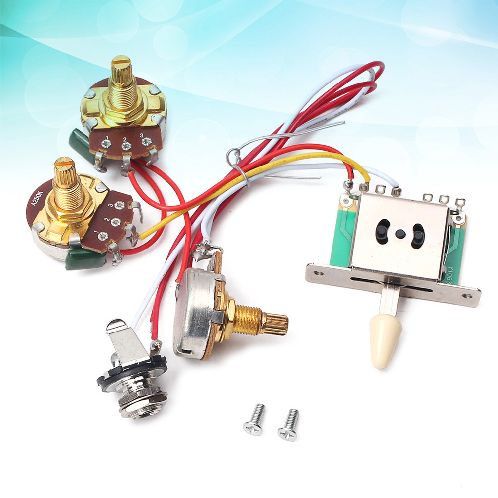 1Set Heavy Duty Guitar Wiring  - đánh giá và giá Diy Electric Guitar Electronics