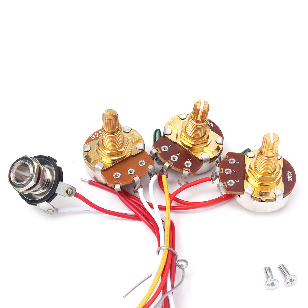 1Set Heavy Duty Guitar Wiring  - đánh giá và giá Diy Electric Guitar Electronics