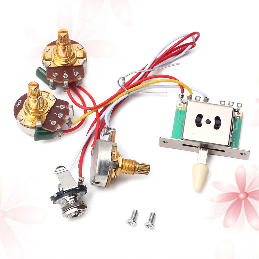 1Set Heavy Duty Guitar Wiring  - đánh giá và giá Diy Electric Guitar Electronics