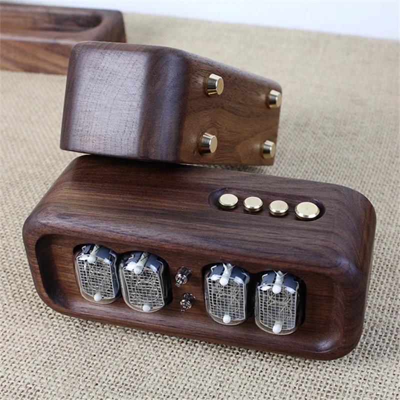 Black Walnut Solid Wood Glow D - đánh giá và giá Diy Electronics Table