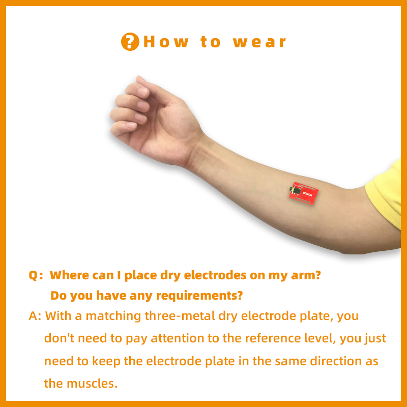 Bios EMG Sinh Trắc Học Khô Điệ - đánh giá và giá Diy Wearable Electronics