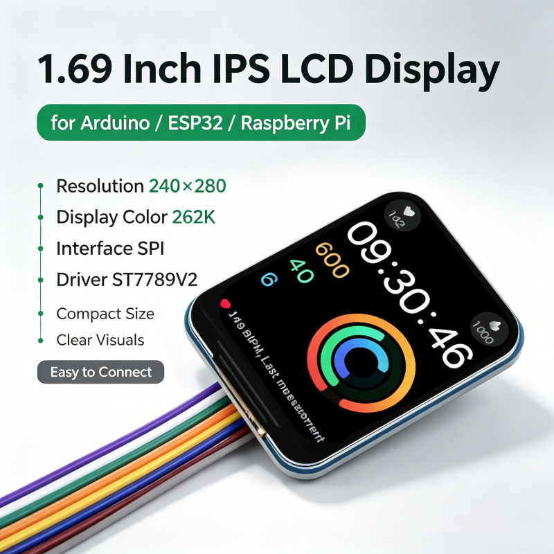 1.69 Inch IPS LCD Module ST778 - đánh giá và giá Raspberry Pi Zero