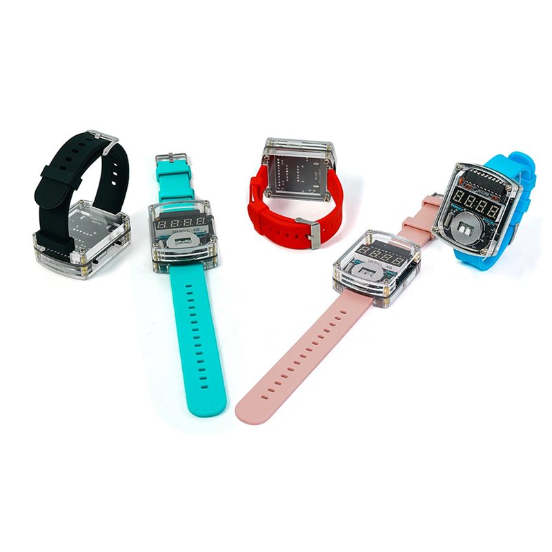 2X DIY Watch LED Watch Electro - đánh giá và giá Diy Electronics Project Kit
