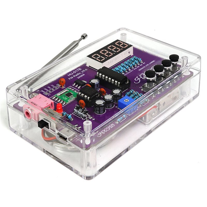 B49C 2X New HU-017B DIY FM Rad - đánh giá và giá Diy Electronics Project Kit