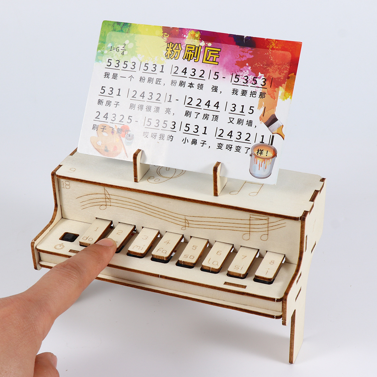 DIY Wooden Electronic Piano Mo - đánh giá và giá Diy Electronics Components Kit