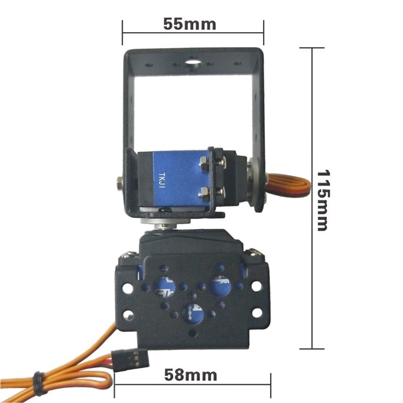 2 DOF Robotic Pan And Tilt Ser - đánh giá và giá Diy Robot Electronics Kit