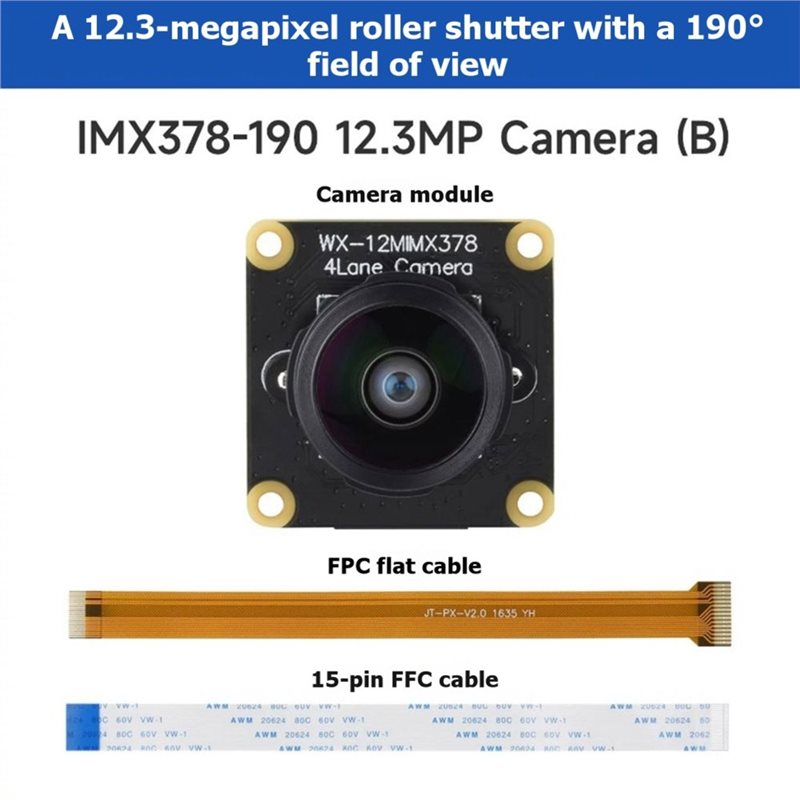 IMX378-190 12.3MP Camera Fishe - đánh giá và giá Raspberry Pi Zero