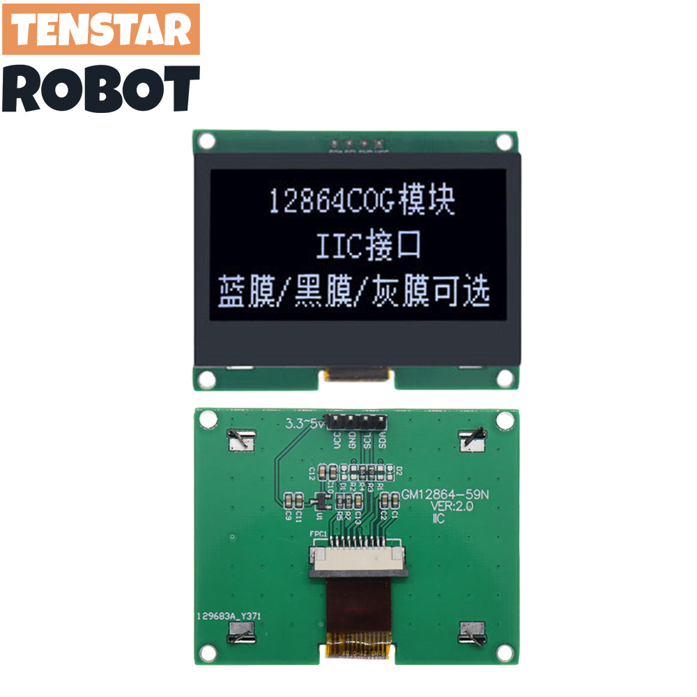TENSTAR 12864-59N IIC 4P LCD M - đánh giá và giá I2C Lcd Display