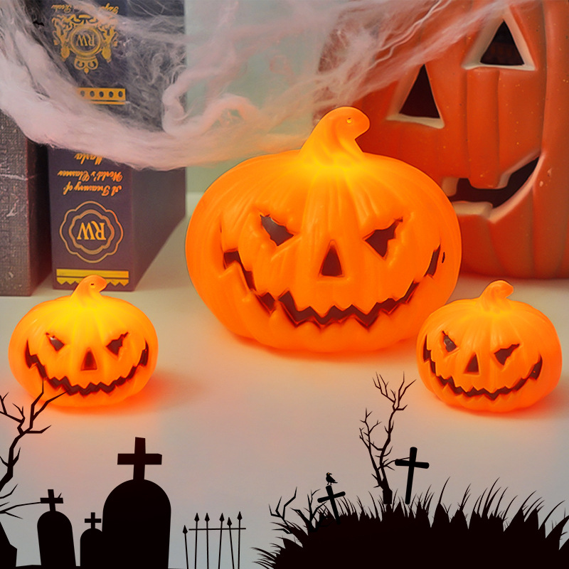 Halloween LED Pumpkin Lamp Orn - đánh giá và giá Diy Halloween Electronics